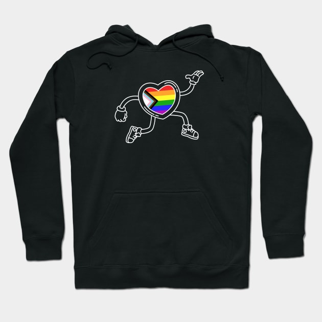 Pride Heart - Inclusive Hoodie by hya_bm